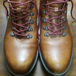 MEN'S LEATHER JOHNSTON & MURPHY  HIGH TOP" LACE-UP BOOTS SZ.13M